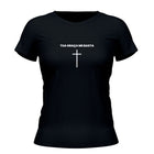 Camiseta Cristã Feminina - Tua Graça Me Basta | Preta