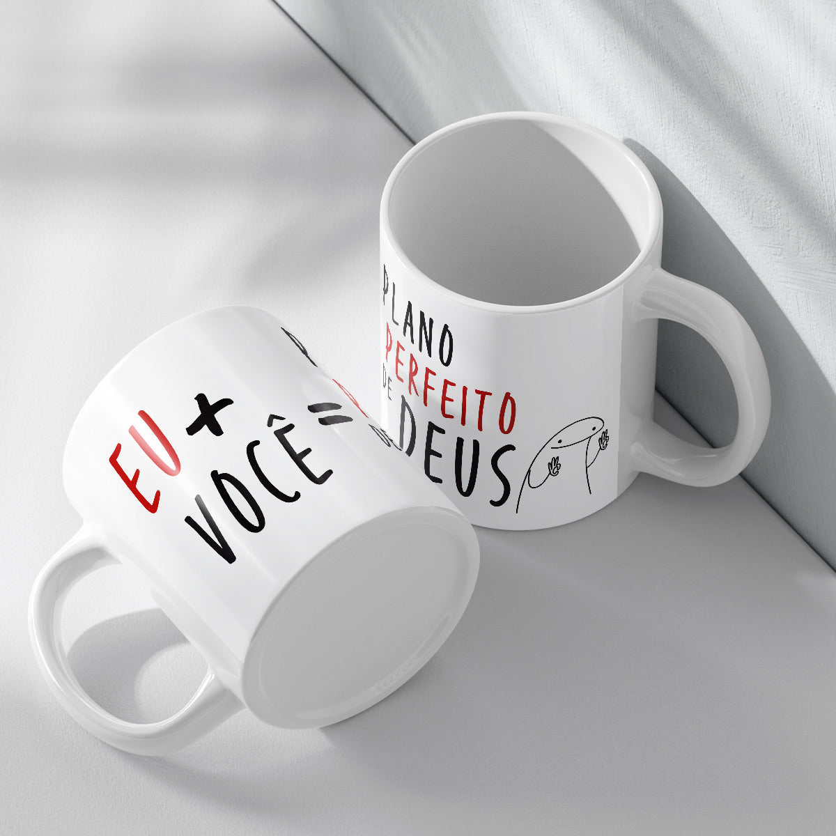 Caneca Eu + Você - Branca