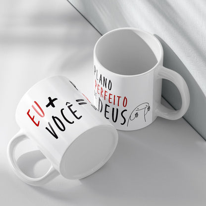 Caneca Eu + Você - Branca