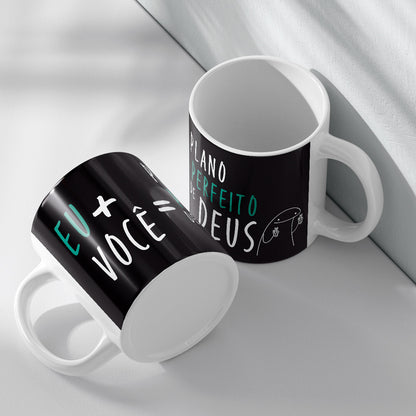 Caneca Eu + Você - Preta