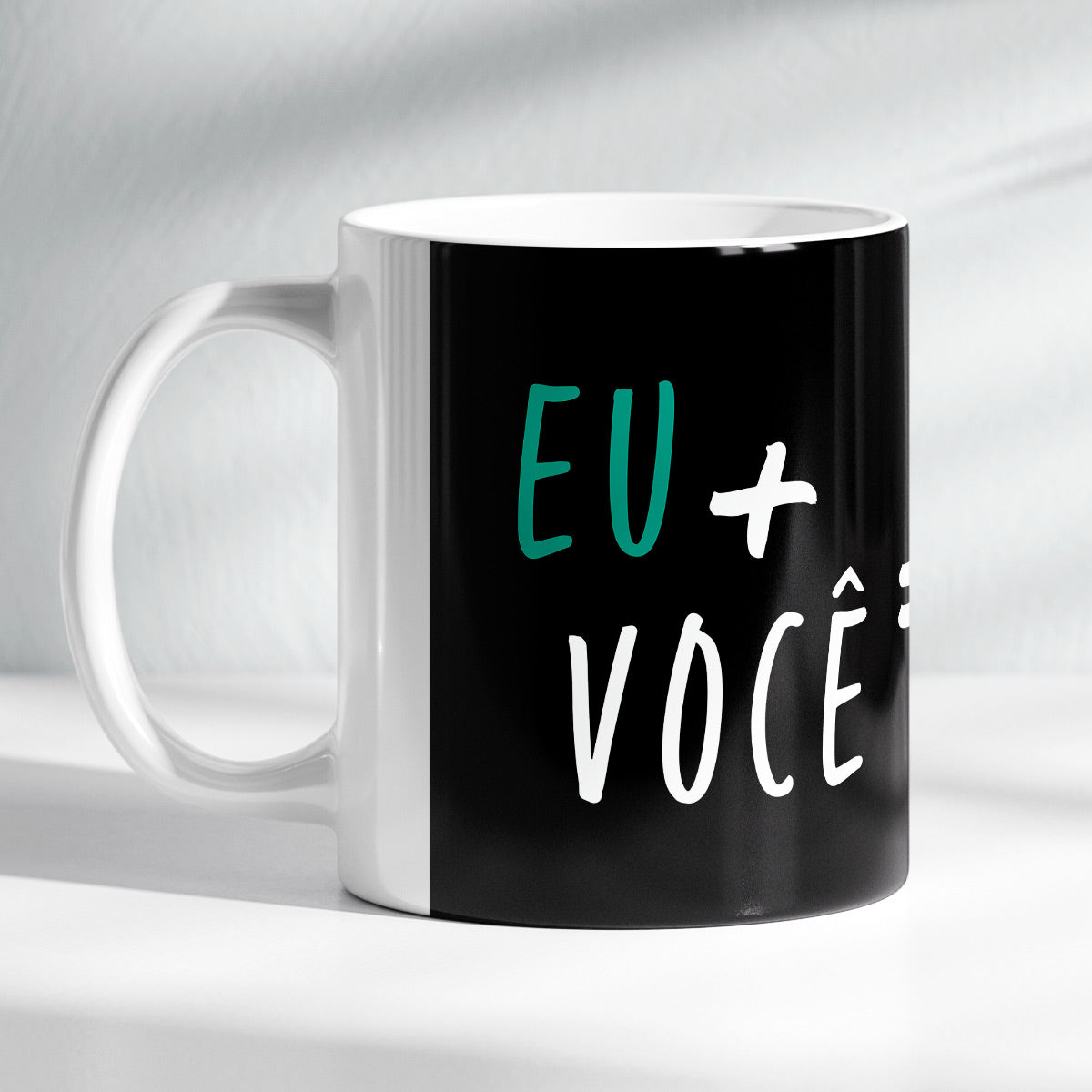Caneca Eu + Você - Preta