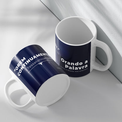 Caneca Orando a Palavra