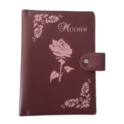 CAPA COLCHETE MULHER VINHO