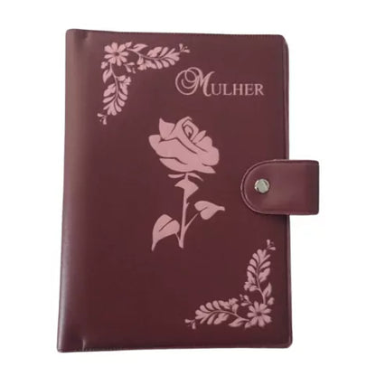 CAPA COLCHETE MULHER VINHO