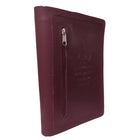 CAPA  ZIPER COM BOLSO TM M VINHO