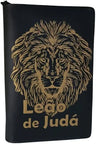 CAPA  ZIPER LEÃO M PRETO