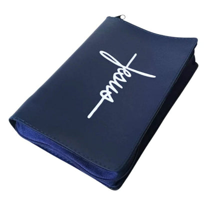 CAPA  ZIPER NORMAL TM G /JESUS AZUL