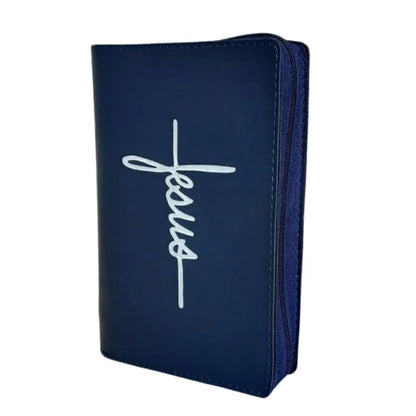 CAPA  ZIPER NORMAL TM G /JESUS AZUL