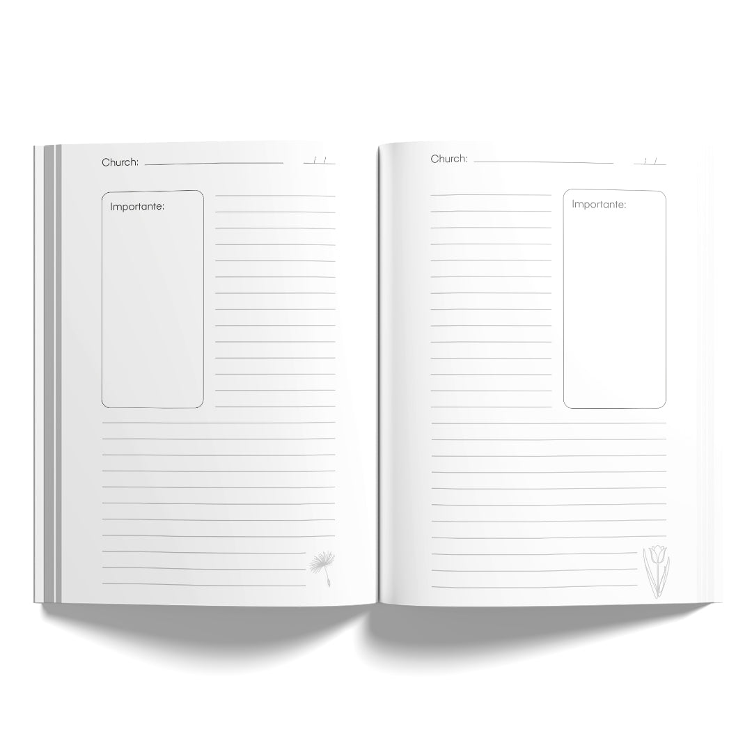 Church Notes - Marrom Clássica