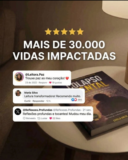 Colapso Mental - Quando a Mente chega ao limite e o coração clama por socorro | Estela Costa