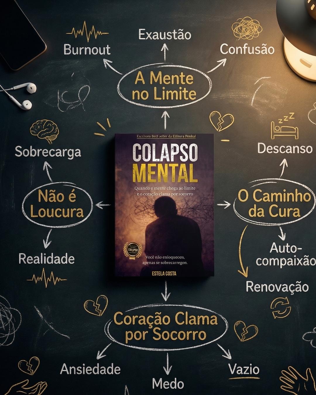 Colapso Mental - Quando a Mente chega ao limite e o coração clama por socorro | Estela Costa