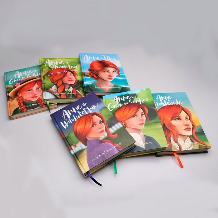 Coleção 6 Livros | Anne de Green Gables | Capa Dura | Lucy Maud Montgomery