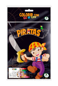 Colorir Com Giz de Cera | Piratas | Brasileitura