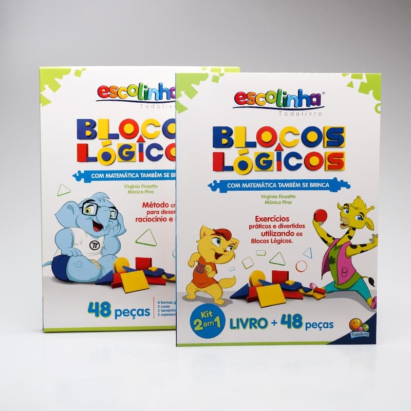 Com Matemática Também se Brinca | Blocos Lógicos | Escolinha Todolivro