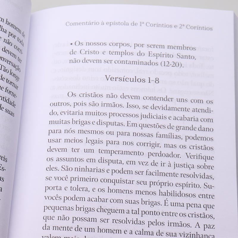 Comentário Bíblico às 1º e 2º Epístolas aos Coríntios | Matthew Henry