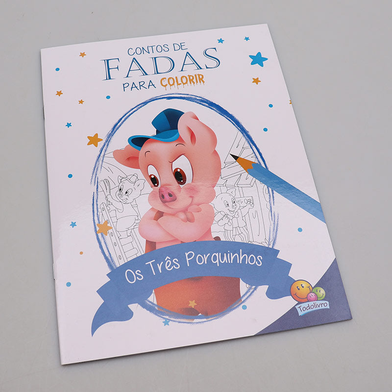 Contos de Fadas Para Colorir: Os Três Porquinhos | TodoLivro