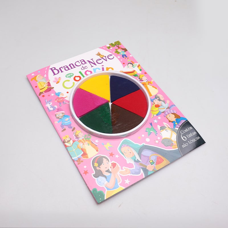 Dedinhos em Ação! | Branca de Neve para Colorir | Brasileitura