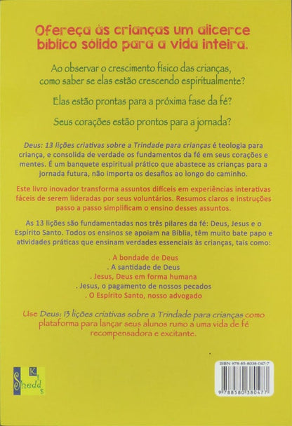 Deus 13 Lições Criativas Sobre a Trindade Para Crianças