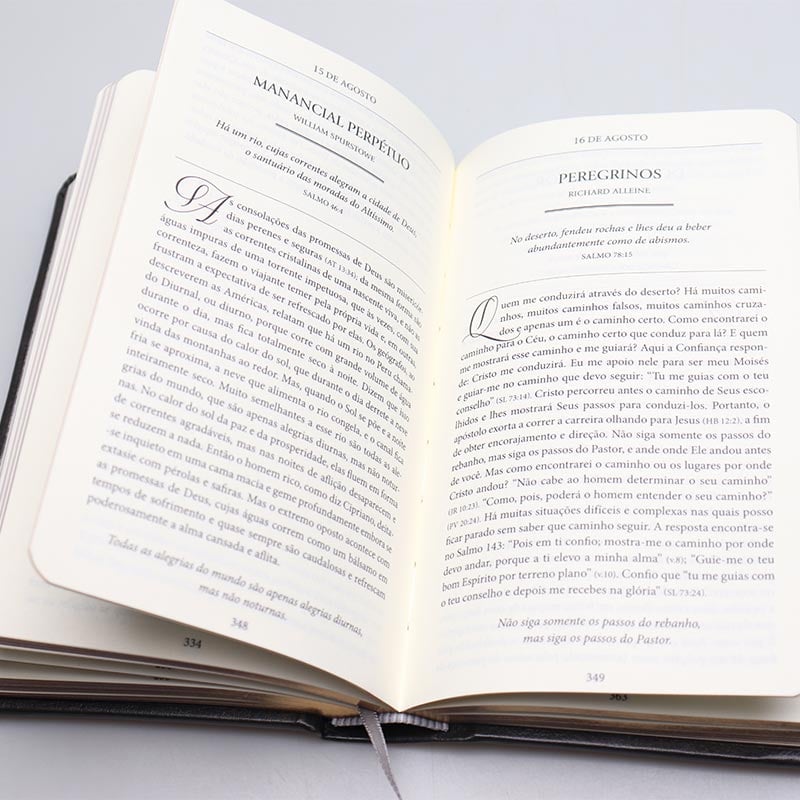 Devocional Diário | Dia a Dia Com Puritanos Ingleses | Capa Sintética | Pão Diário