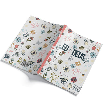 Devocional Eu e Deus | Flowers Branca | Livro de Oração
