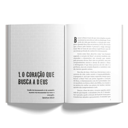Devocional Um Jovem Segundo o Coração de Deus: Crescendo em Fé, Propósito e Intimidade em Deus