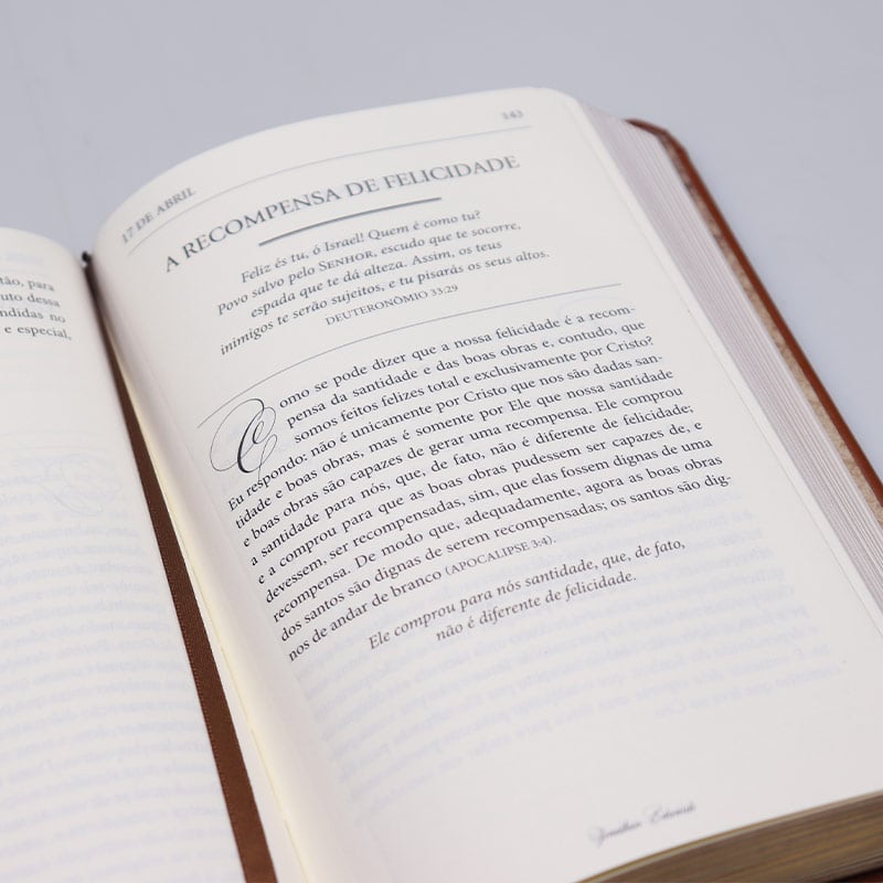 Dia a Dia com Jonathan Edwards | Devocional Diário | Luxo