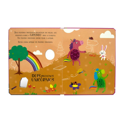 Esconde-Esconde Animado! | Um Livro Toque &amp; Sinta: Cinco Pequenos Unicórnios | Todolivro