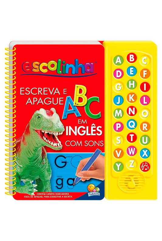 Escreva e Apague | Meu Primeiro ABC em Inglês com Sons | Todolivro