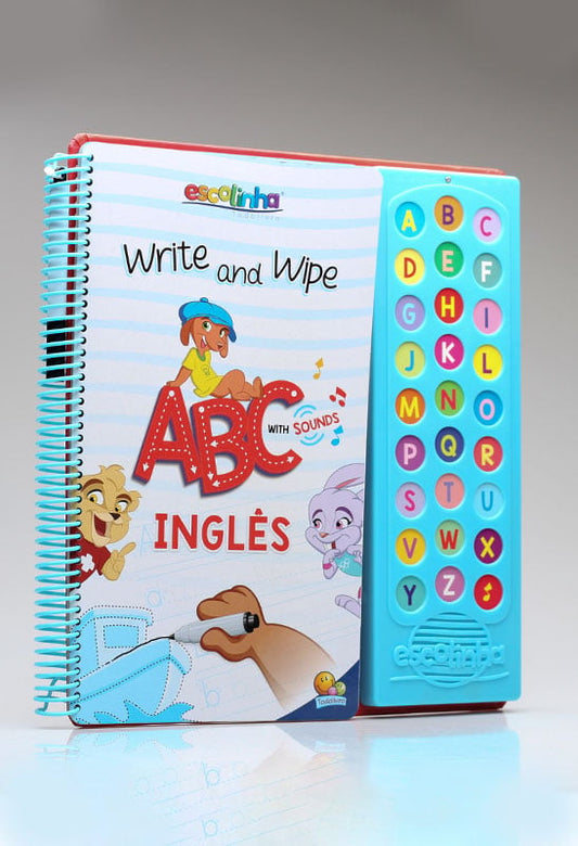 Escreva e Apague | Meu Primeiro ABC em Inglês com Sons | Todolivro