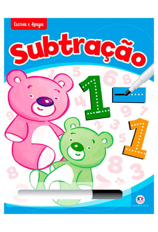 Escreva e Apague | Subtração | Ciranda Cultural