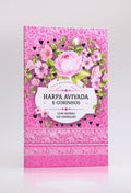 Harpa Avivada e Corinhos | Capa Dura | Letra Hipergigante | Floral Pink