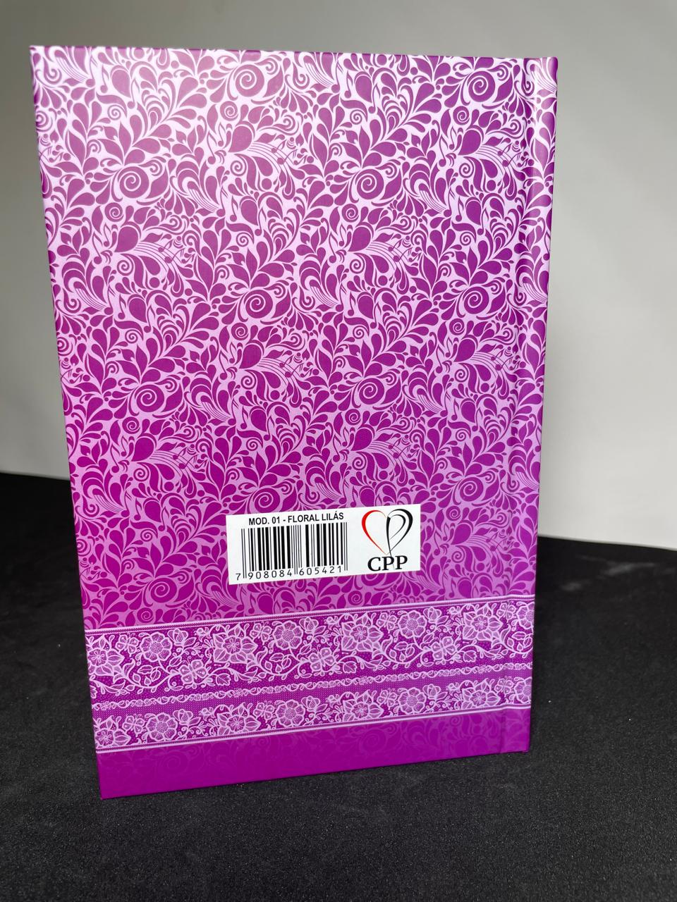 Harpa Avivada e Corinhos | Letra Hiper Gigante | Capa Dura | Floral Lilás