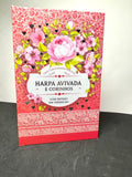 Harpa Avivada e Corinhos | Letra Hiper Gigante | Capa Dura | Floral Rosa