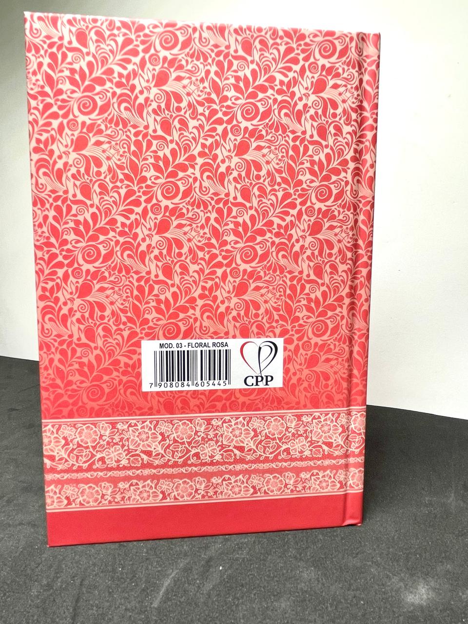 Harpa Avivada e Corinhos | Letra Hiper Gigante | Capa Dura | Floral Rosa