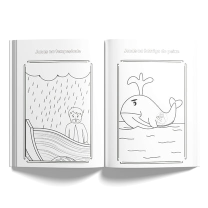Histórias Bíblicas Para Colorir - Capa Animaizinhos De Deus