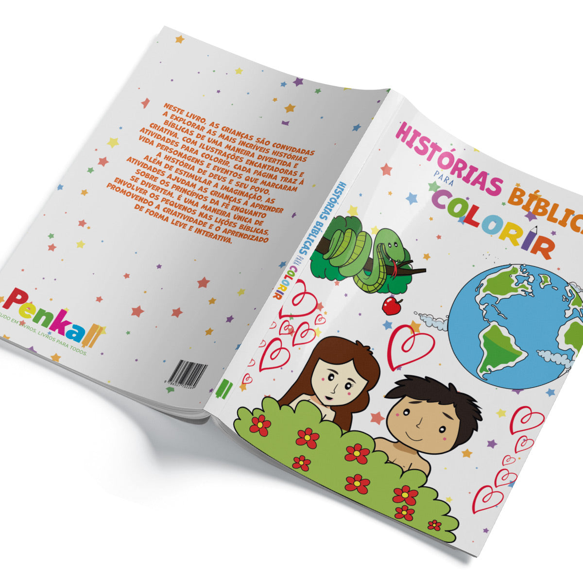 Histórias Bíblicas Para Colorir - Capa Estrelas