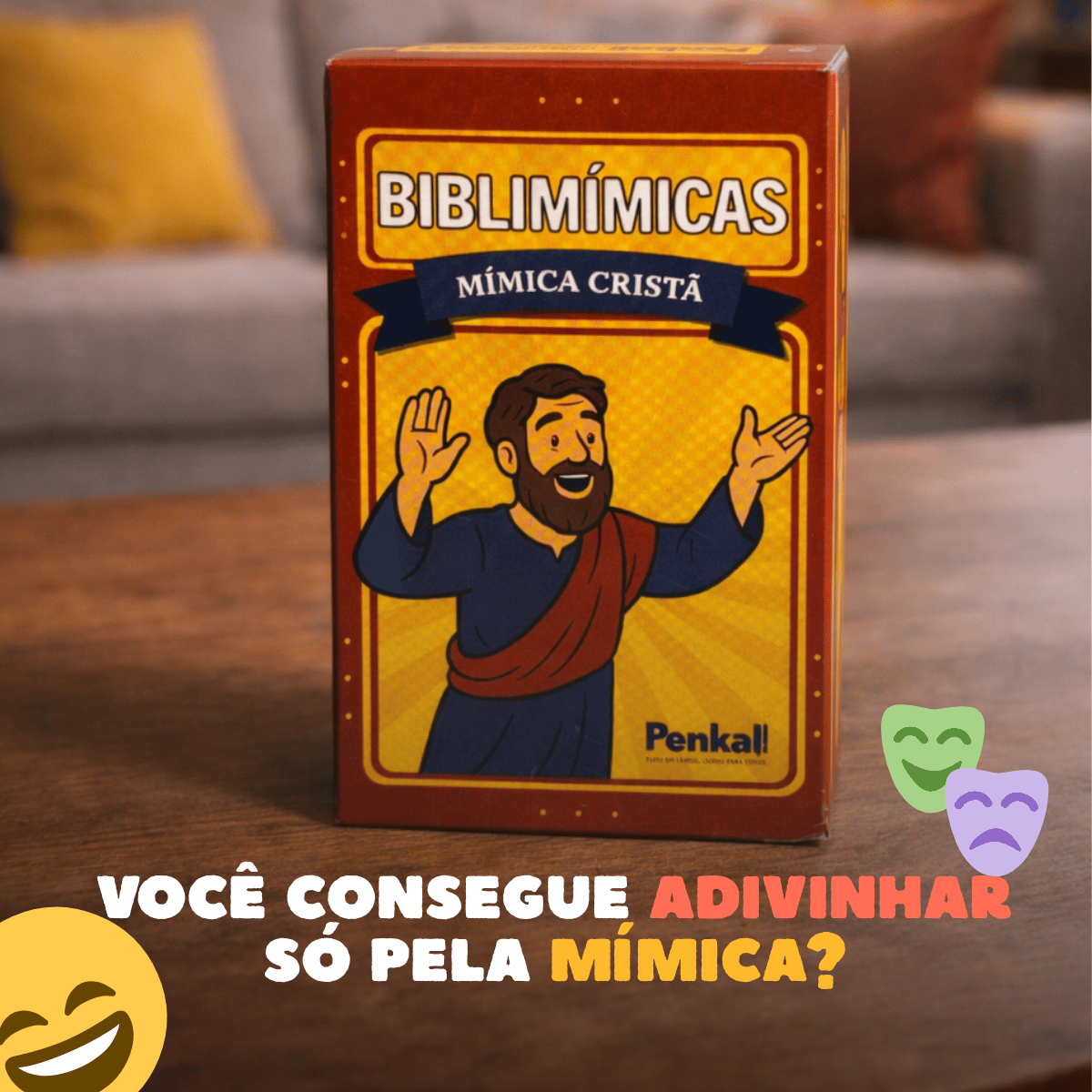 Jogo Bíblico de Cartas | Bíblimimícas - Penkal