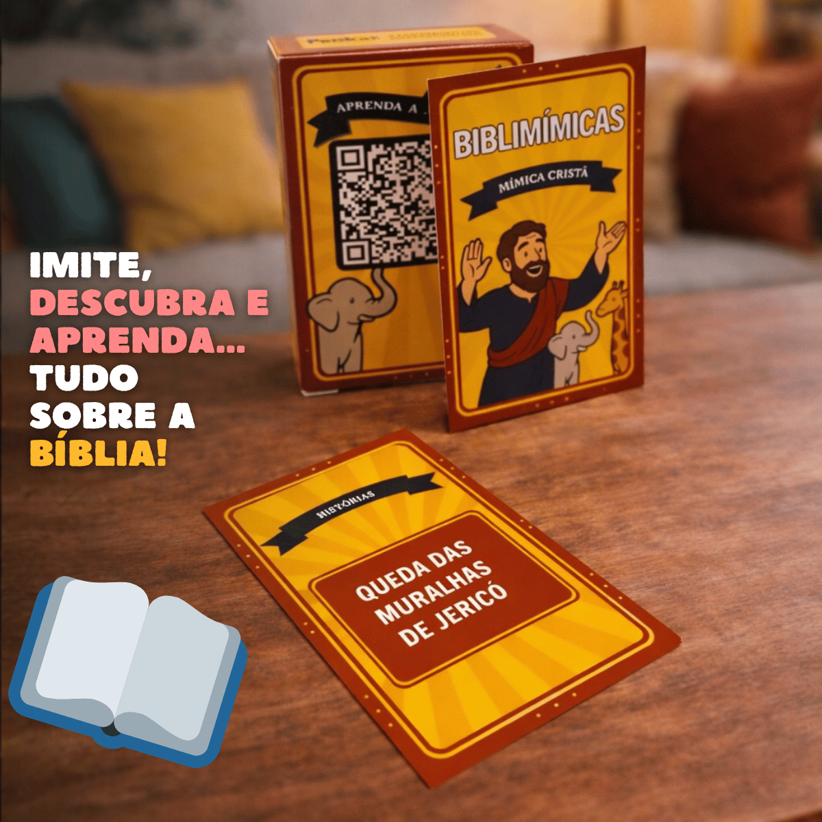 Jogo Bíblico de Cartas | Bíblimimícas - Penkal