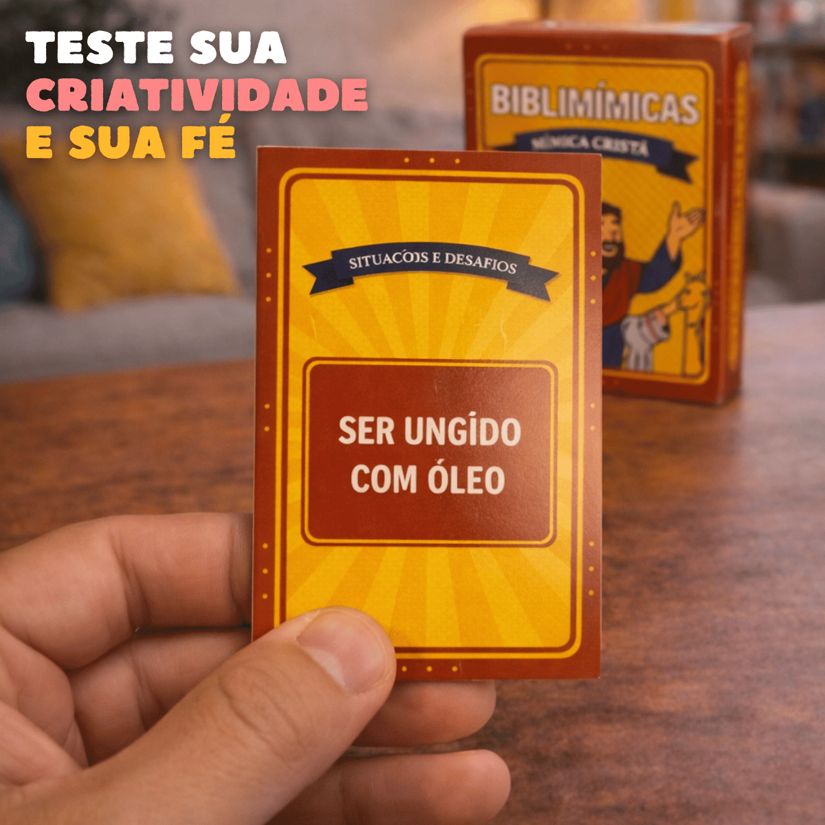 Jogo Bíblico de Cartas | Bíblimimícas - Penkal