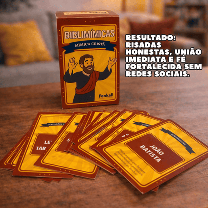 Jogo Bíblico de Cartas | Bíblimimícas - Penkal