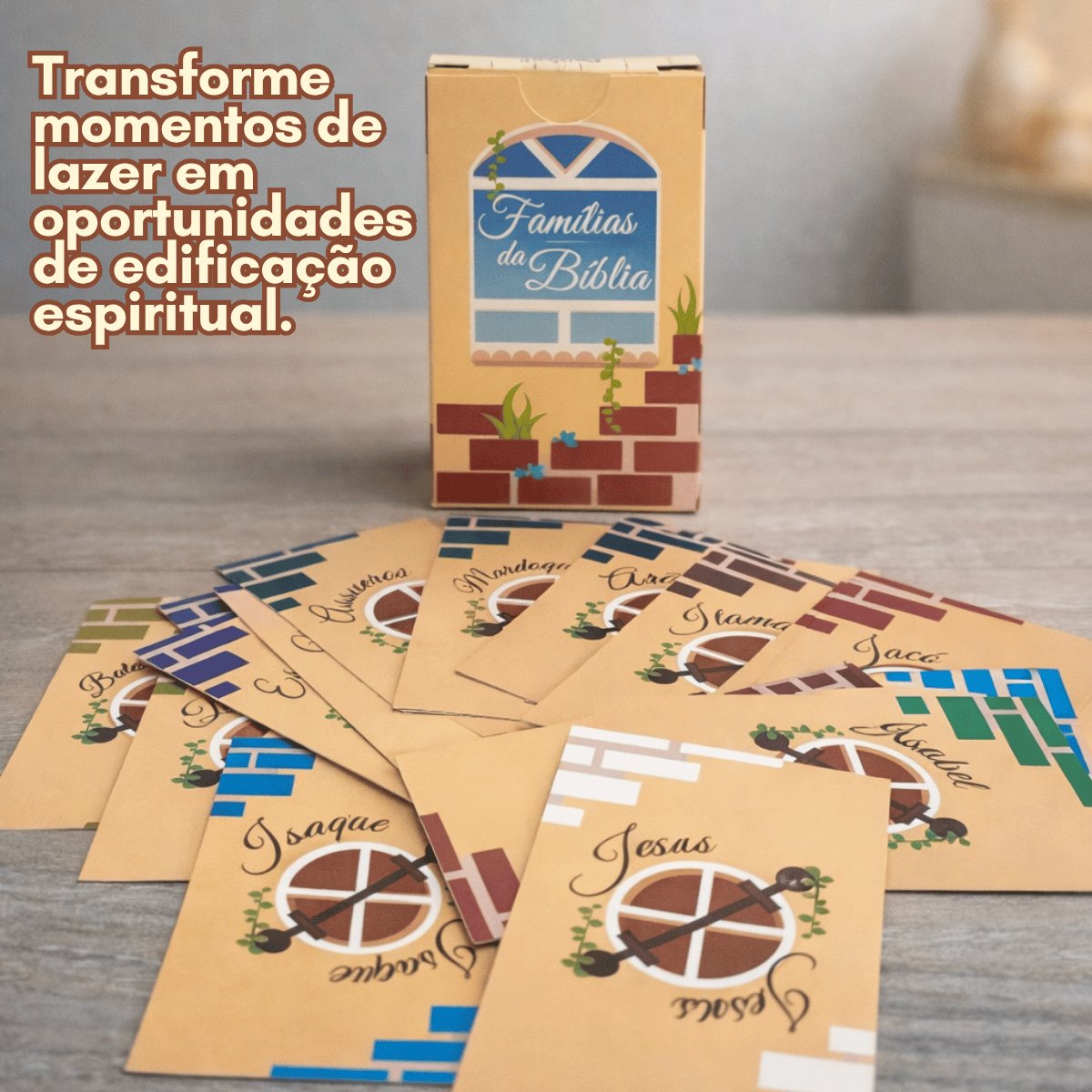 Jogo Bíblico de Cartas | Famílias da Bíblia - Penkal