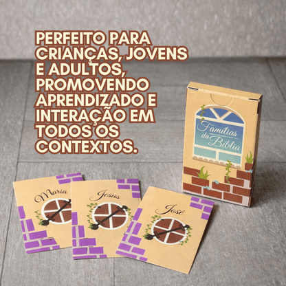 Jogo Bíblico de Cartas | Famílias da Bíblia - Penkal