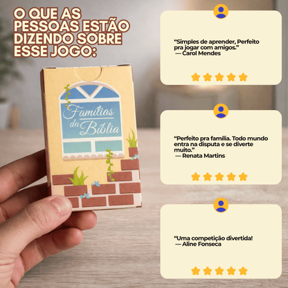 Jogo Bíblico de Cartas | Famílias da Bíblia - Penkal