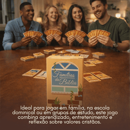 Jogo Bíblico de Cartas | Famílias da Bíblia - Penkal