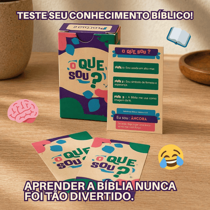 Jogo Bíblico de Cartas | O Que Sou - Penkal