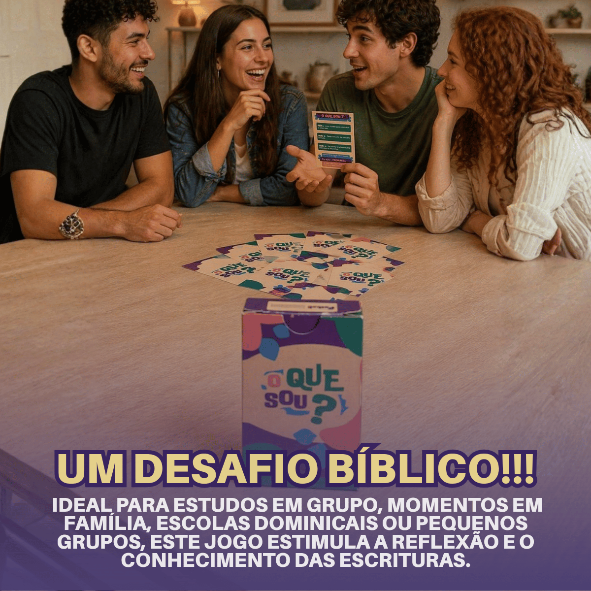 Jogo Bíblico de Cartas | O Que Sou - Penkal