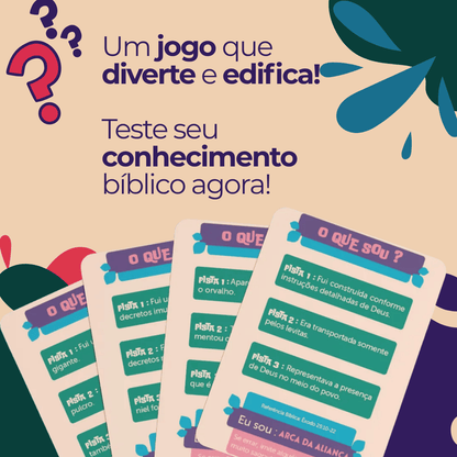 Jogo Bíblico de Cartas | O Que Sou - Penkal