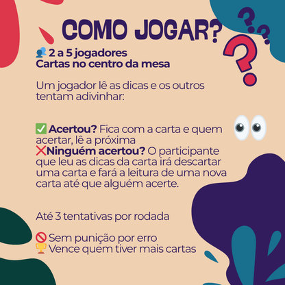 Jogo Bíblico de Cartas | O Que Sou - Penkal