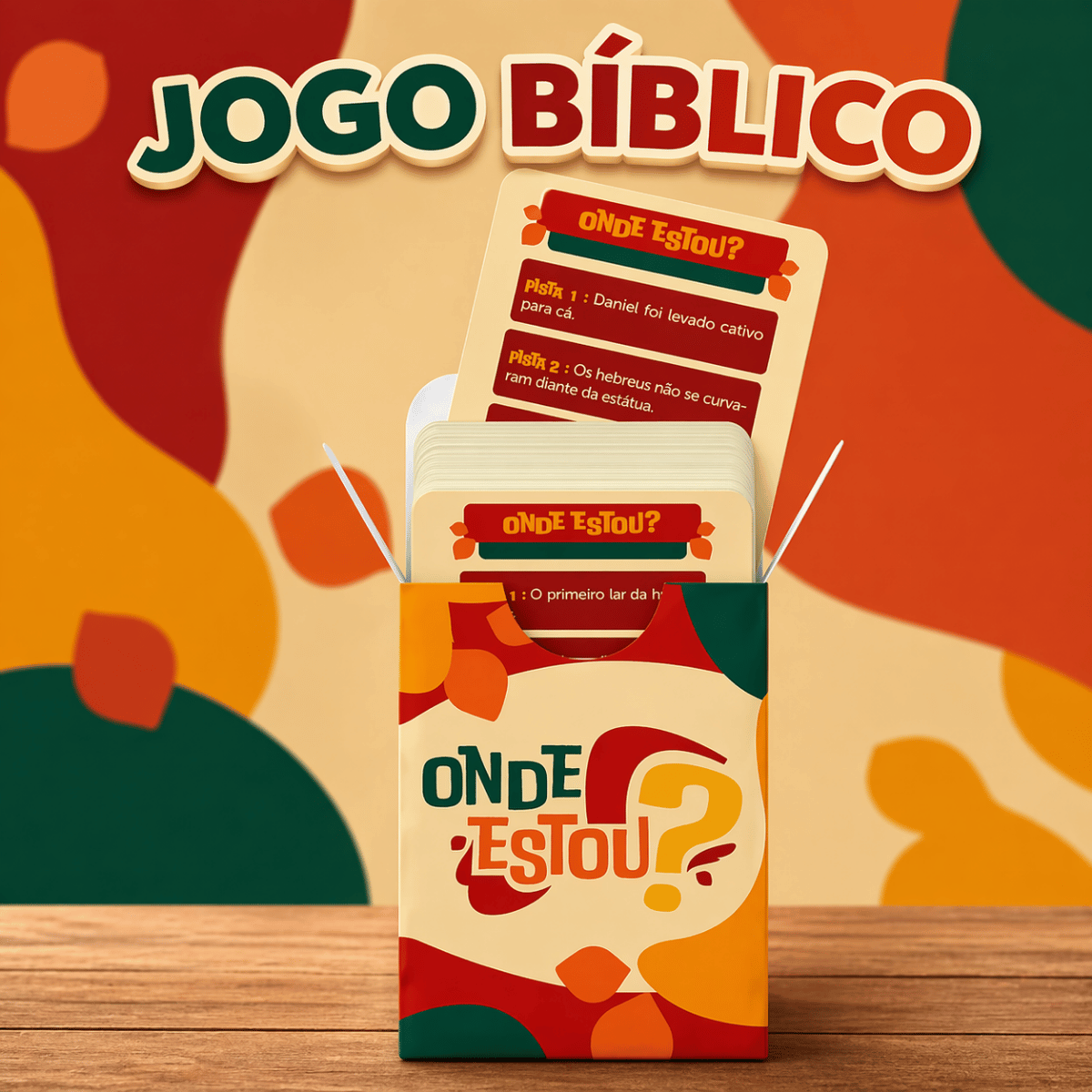 Jogo Bíblico de Cartas | Onde Estou? - Penkal