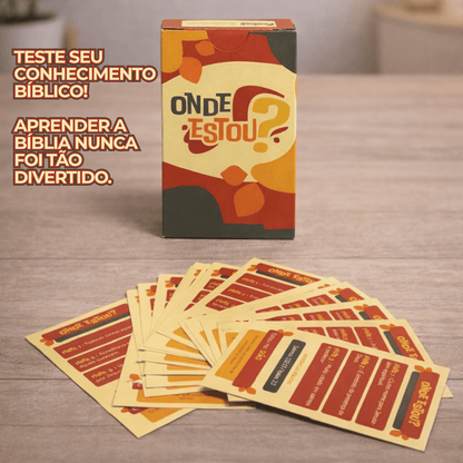 Jogo Bíblico de Cartas | Onde Estou? - Penkal